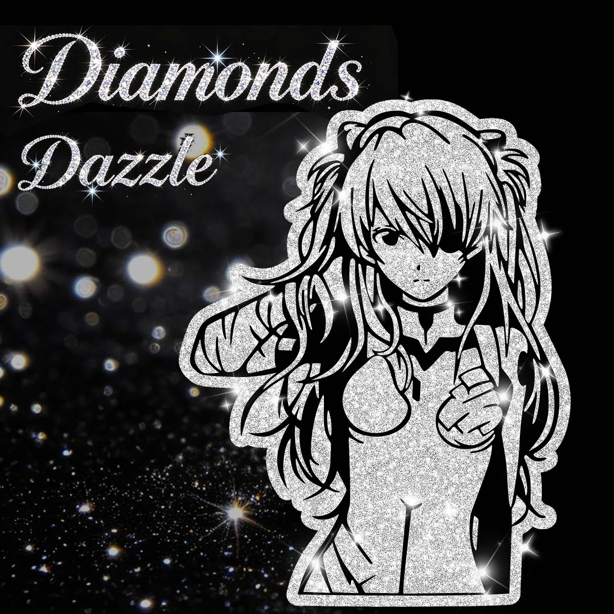 Декоративные виниловые наклейки Diamond Dazzle JDM Anime Beauty для мотоциклов, мотошлемов, боковых кофров, кузова и автомобилей
Декоративные виниловые наклейки Diamond Dazzle JDM Anime Beauty для мотоциклов, мотошлемов, боковых кофров, кузова и автомобилей