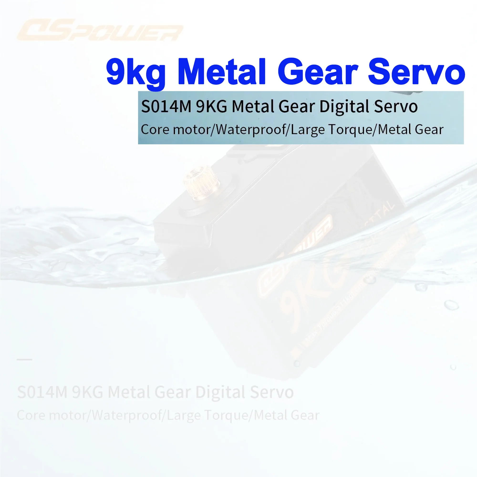DSpower 9KG Metal Gear Waterproof Digital Servo for 1/8 1/10 RC Car Crawler Robot Arm Wltoys 104001 TRX4 SCX10 Axial Redcat
DSpower 9KG Metal Gear Waterproof Digital Servo for 1/8 1/10 RC Car Crawler Robot Arm Wltoys 104001 TRX4 SCX10 Axial Redcat