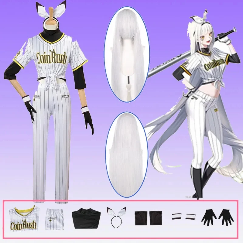 Anime Goddess of Victory Woman Baseball Sports Costume Nikke AT BAT No.77 BATTER Blanc Women Cosplay Suit ,[
Anime Goddess of Victory Woman Baseball Sports Costume Nikke AT BAT No.77 BATTER Blanc Women Cosplay Suit ,[