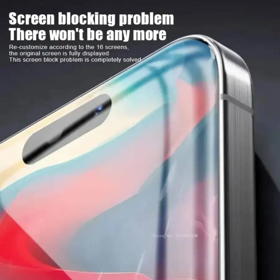 3 шт. гидрогелевых пленок для защиты экрана iPhone 16 (не стекло), полное покрытие, мягкая защитная пленка для телефонов 15 Plus, 14, 13, 12 Mini, 11 Pro Max
3 шт. гидрогелевых пленок для защиты экрана iPhone 16 (не стекло), полное покрытие, мягкая защитная пленка для телефонов 15 Plus, 14, 13, 12 Mini, 11 Pro Max