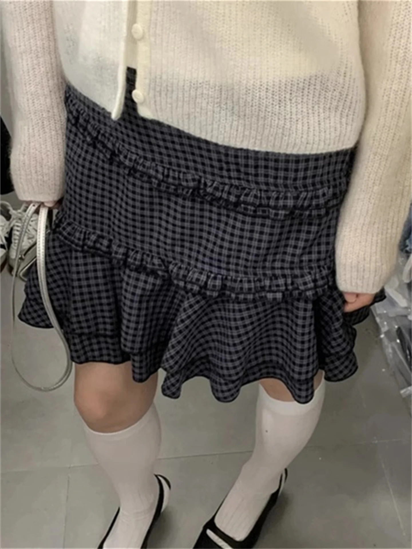 High Waist A-Line Skirt with Plaid Design And Ruffle ort Skirt Korean Sle Commute f Body Skirt
High Waist A-Line Skirt with Plaid Design And Ruffle ort Skirt Korean Sle Commute f Body Skirt