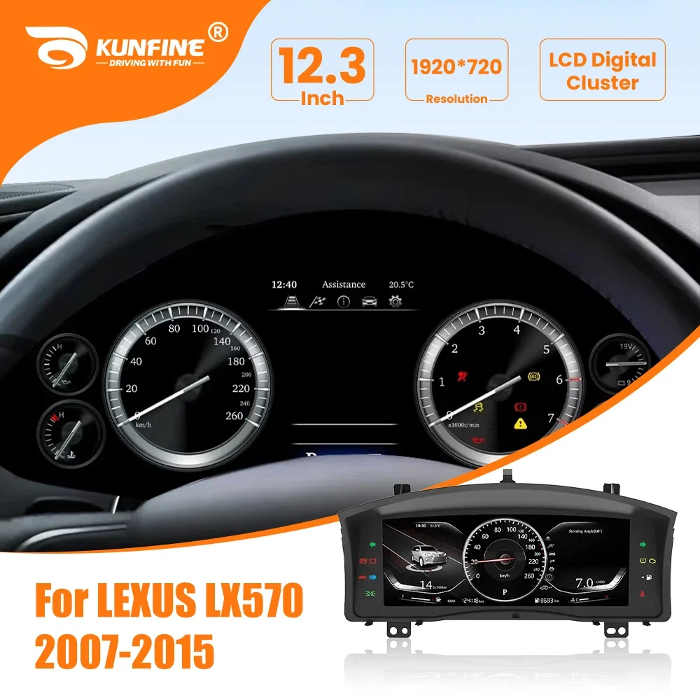 ЖК-цифровая приборная панель для LEXUS lX570 2007-2015, спидометр, кабинет, приборная панель, виртуальная приборная панель 12,3 дюйма
ЖК-цифровая приборная панель для LEXUS lX570 2007-2015, спидометр, кабинет, приборная панель, виртуальная приборная панель 12,3 дюйма