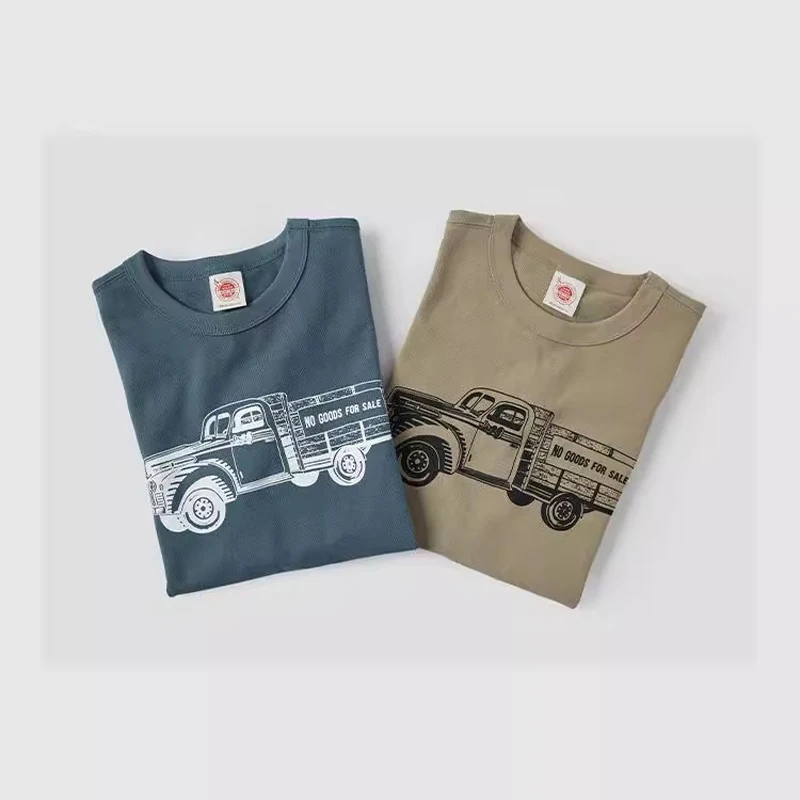 NON_STOCK_American retro truck camp T-shirt_255G heavy round neck men's and women's short sleeve
NON_STOCK_American retro truck camp T-shirt_255G heavy round neck men's and women's short sleeve