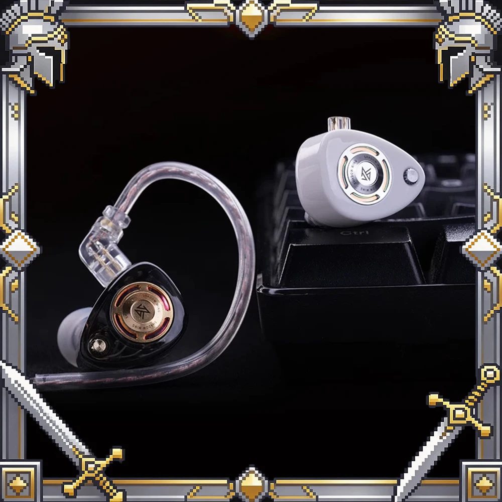 KZ Shadow Wing Earphone Wired In-Ear Gaming Earphones High Quality Profession FPS Sound Positioning With Mic For FPS Gamer
KZ Shadow Wing Earphone Wired In-Ear Gaming Earphones High Quality Profession FPS Sound Positioning With Mic For FPS Gamer