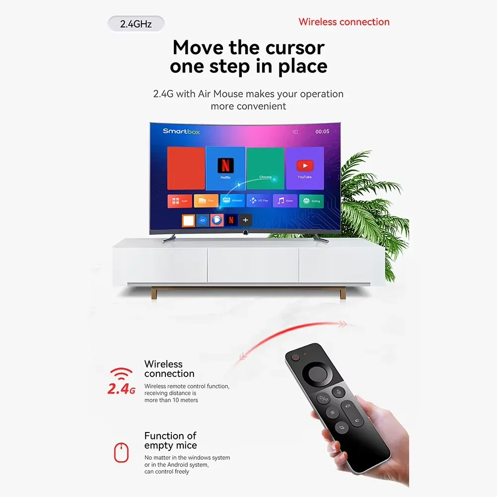 2.4G Wireless Air Mouse Full Keyboard Voice Remote Control Rechargeable for Smart TV Projector Android Linux
2.4G Wireless Air Mouse Full Keyboard Voice Remote Control Rechargeable for Smart TV Projector Android Linux