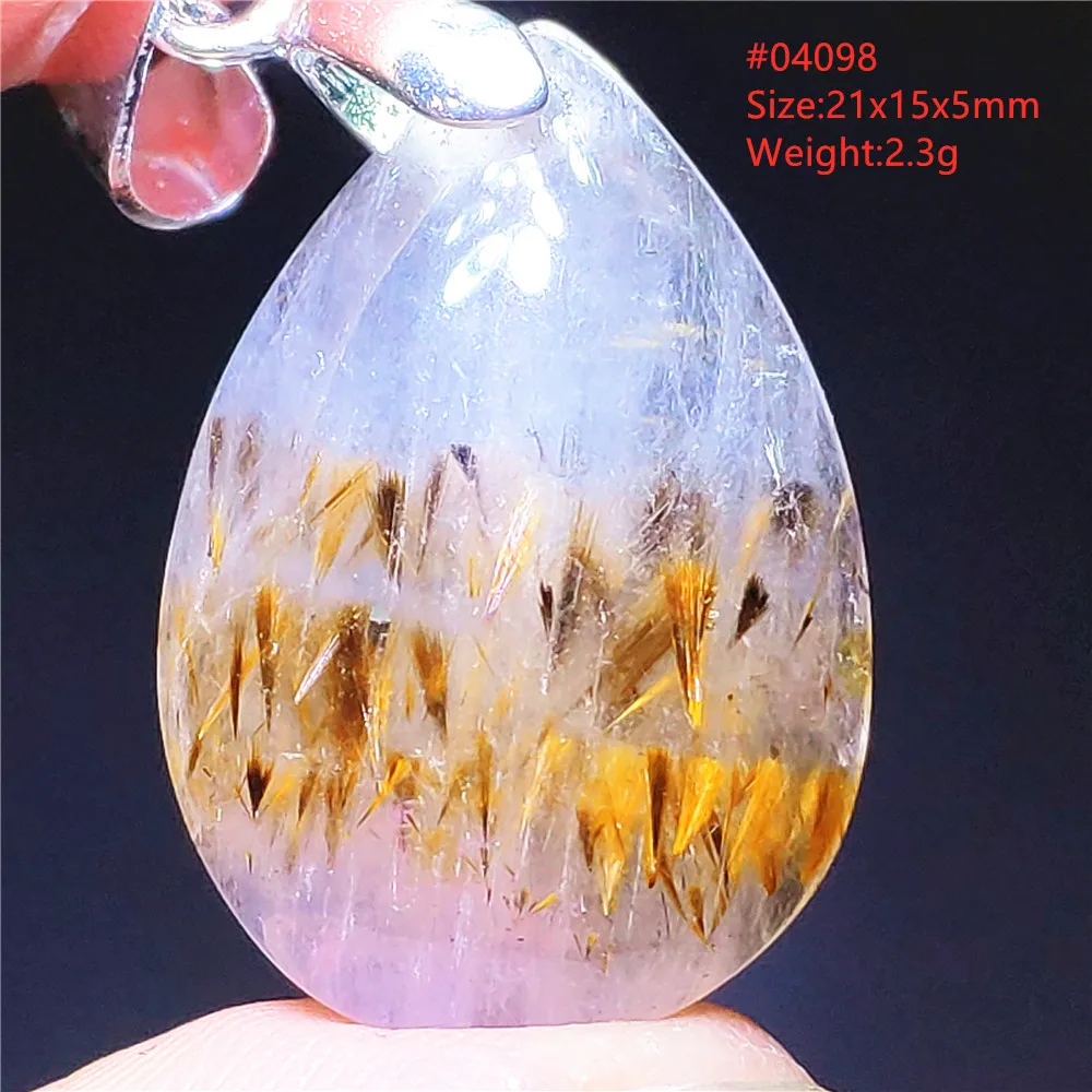 Natural Purple Cacoxenite Red Auralite 23 Rutilated Quartz Pendant Canada Purple Rectangle Women Men Necklace AAAAA
Natural Purple Cacoxenite Red Auralite 23 Rutilated Quartz Pendant Canada Purple Rectangle Women Men Necklace AAAAA