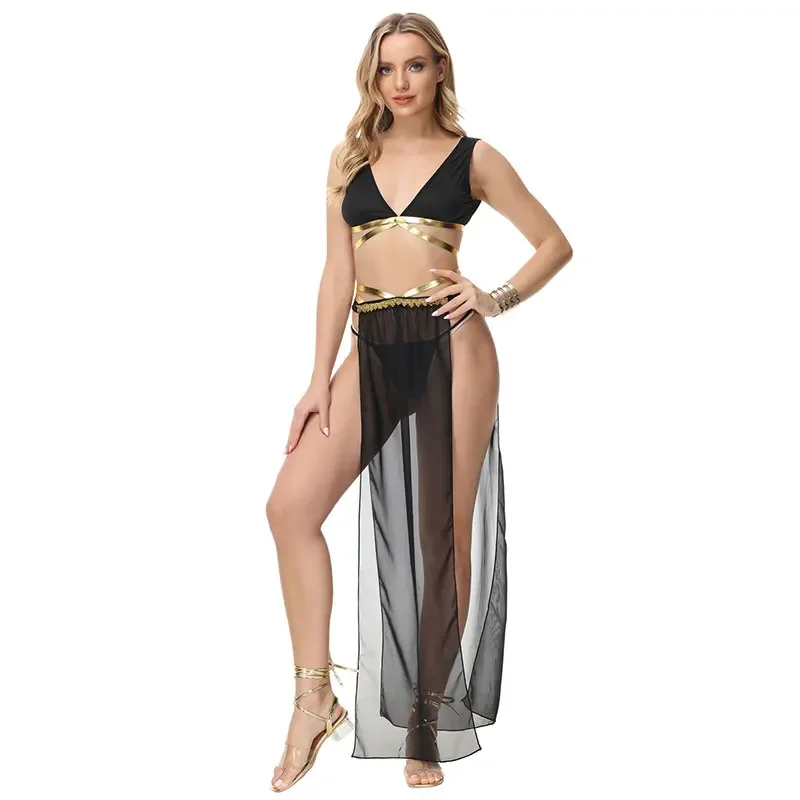 Sexy Ancient Goddess Greek Costumes Adult Women Halloween Carnaval Exotic Egyptian Cleopatra Cosplay Masquerade Party Dress
Sexy Ancient Goddess Greek Costumes Adult Women Halloween Carnaval Exotic Egyptian Cleopatra Cosplay Masquerade Party Dress