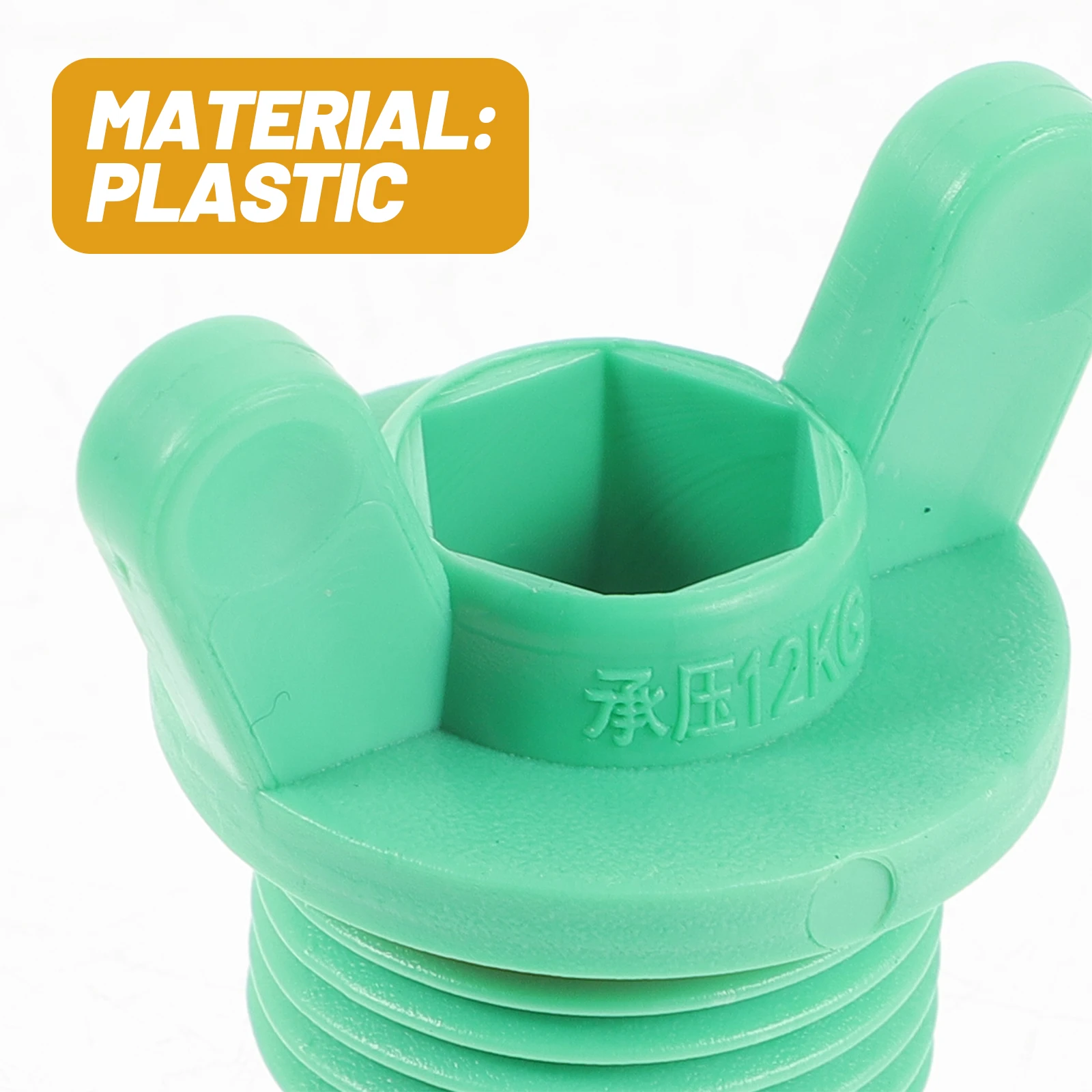 10 Pcs Plastic Plug Thread Hose End Water Pipe Drip Irrigation Hole Plugs Tubing Stopper Garden Cap
10 Pcs Plastic Plug Thread Hose End Water Pipe Drip Irrigation Hole Plugs Tubing Stopper Garden Cap
