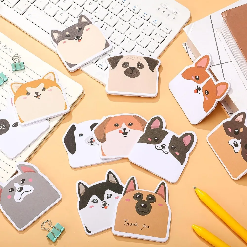 12pcs Kawaii Kitty Animal Memo Pad Creative Meow Cat Sticky Note Cartoon Posted Dog Message Paper School Supplies
12pcs Kawaii Kitty Animal Memo Pad Creative Meow Cat Sticky Note Cartoon Posted Dog Message Paper School Supplies