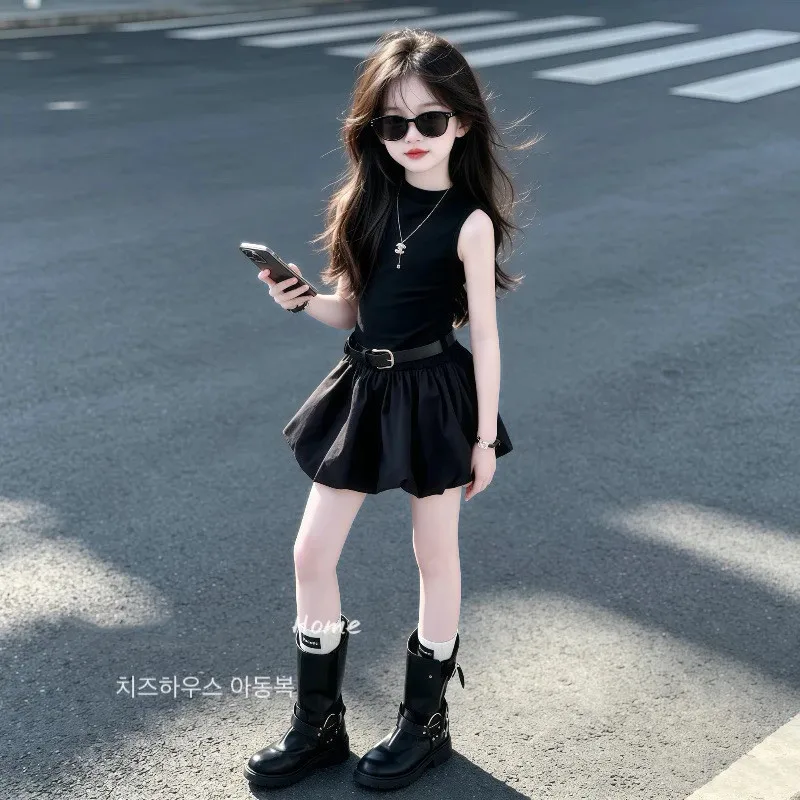 New Summer Girls Set Sleeveless Vest & Bud Shorts Casual Sport 2 Piece Outfit Kids Clothing Sets Children Tracksuit
New Summer Girls Set Sleeveless Vest & Bud Shorts Casual Sport 2 Piece Outfit Kids Clothing Sets Children Tracksuit