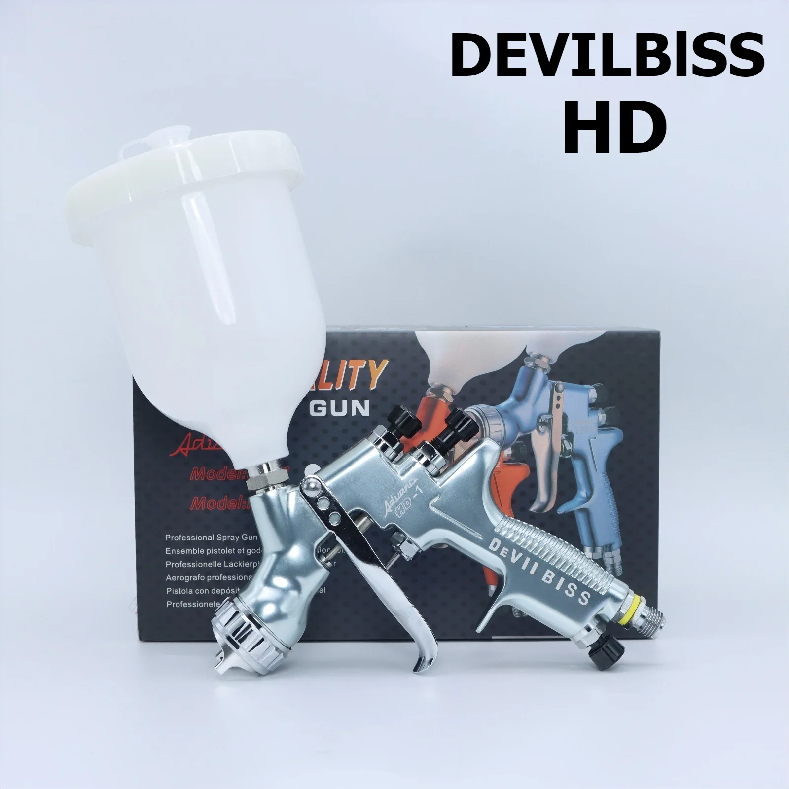 Deviblss HD-1 Gravity Feed Spray Gun Is Suitable for All Automotive Paint 600 Ml Paint Cup 1.3 Mm Tip Water-based Spray Gun.
Deviblss HD-1 Gravity Feed Spray Gun Is Suitable for All Automotive Paint 600 Ml Paint Cup 1.3 Mm Tip Water-based Spray Gun.