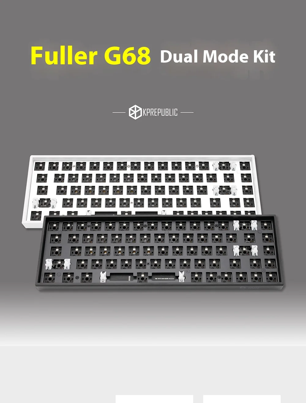 SUMREDA G68 Mechanical Keyboard Kit Customized Wired Wireless Bluetooth Dual-mode Hot-swap RGB VIA Gasket Keyboard Kit Gamers
SUMREDA G68 Mechanical Keyboard Kit Customized Wired Wireless Bluetooth Dual-mode Hot-swap RGB VIA Gasket Keyboard Kit Gamers
