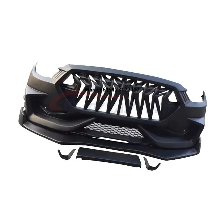 PP Material Front Bumper Black Bodykit Assembly for Mustang 2015-2017
PP Material Front Bumper Black Bodykit Assembly for Mustang 2015-2017