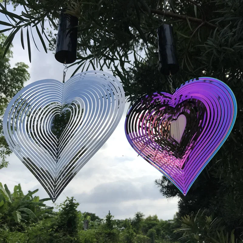 3D Rotating Wind Chimes Stainless Steel Wind Spinner Bell For Room Decor Aesthetic Garden Decoration Outdoor Hanging Windchimes
3D Rotating Wind Chimes Stainless Steel Wind Spinner Bell For Room Decor Aesthetic Garden Decoration Outdoor Hanging Windchimes