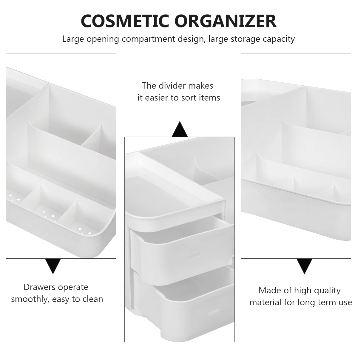 1pc Multifunctional Storage Box Desktop Makeup Organizer With Drawers Smooth Lipsticks Holder Cosmetics Clean
1pc Multifunctional Storage Box Desktop Makeup Organizer With Drawers Smooth Lipsticks Holder Cosmetics Clean