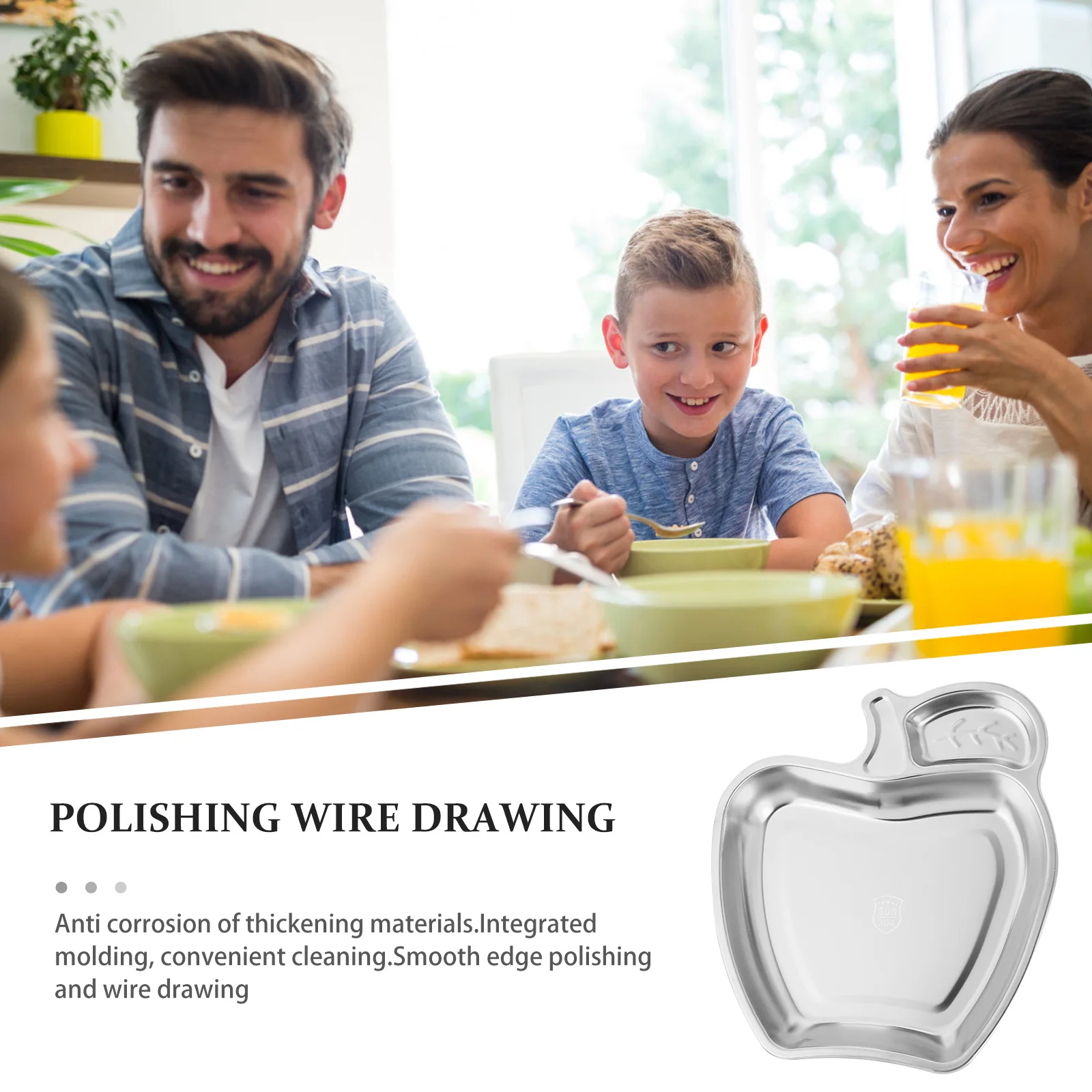 Stainless Steel Platter Dessert Plate Snack Platters Tray Dish 304 Plates Divided Serving Dishes 
Stainless Steel Platter Dessert Plate Snack Platters Tray Dish 304 Plates Divided Serving Dishes