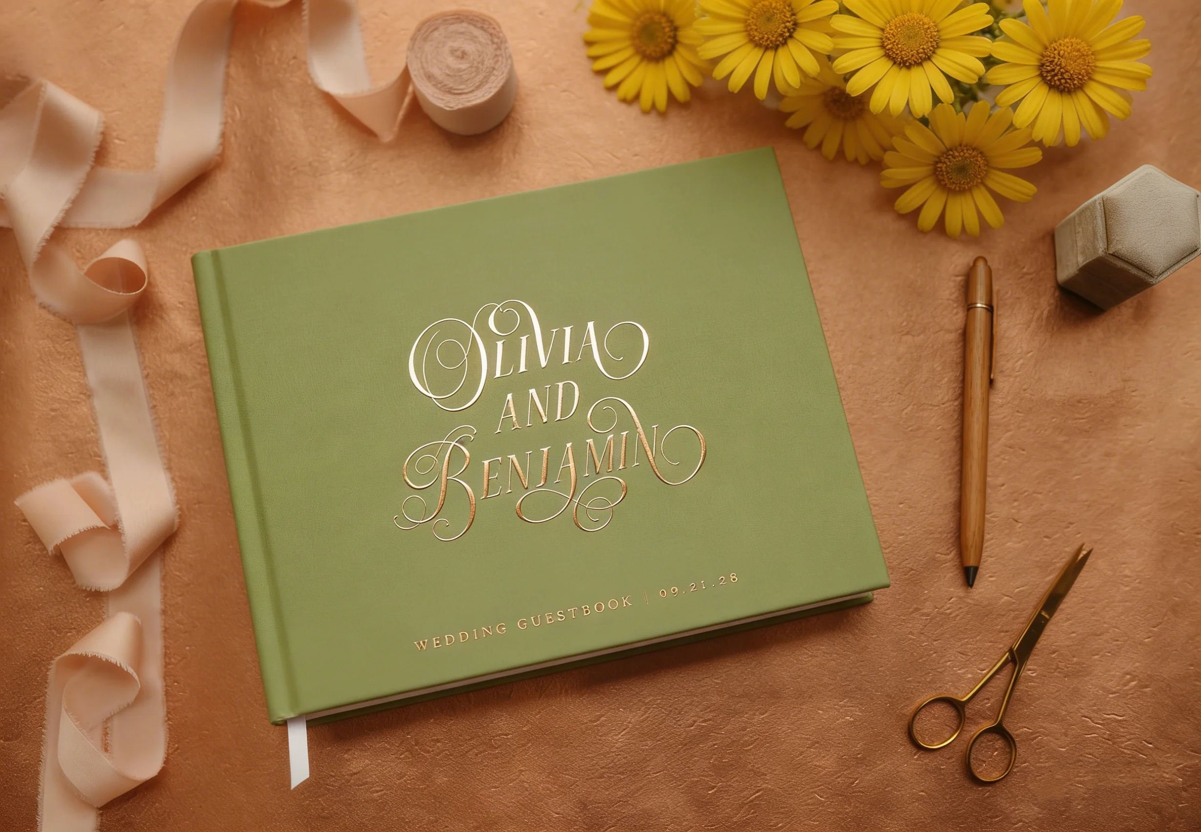 Real Rose Gold Foil Wedding Guest Book | Elegant Vintage Typography Hardcover Photo Album, Beige Sign In Book
Real Rose Gold Foil Wedding Guest Book | Elegant Vintage Typography Hardcover Photo Album, Beige Sign In Book