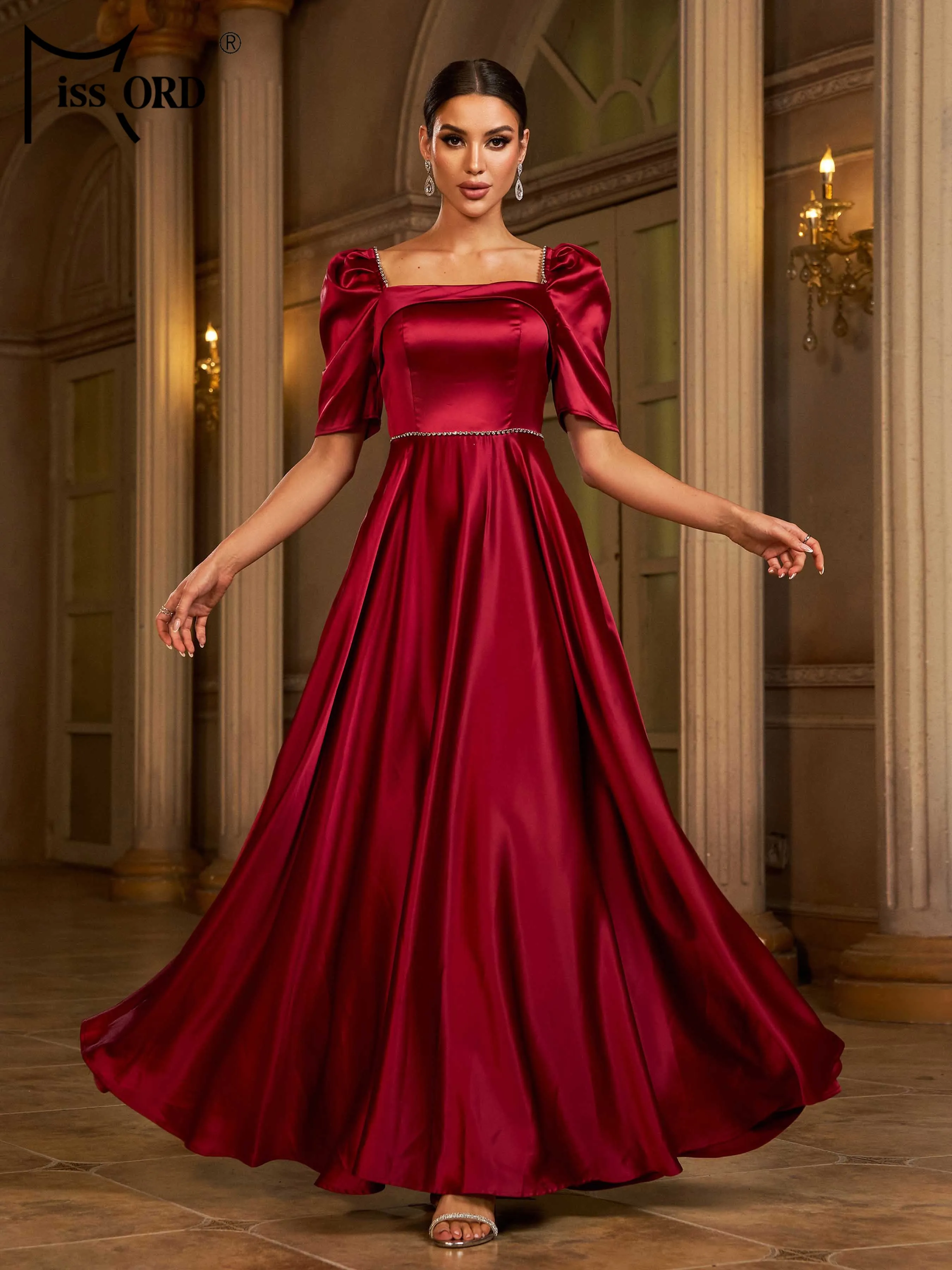 Missord New Square Neck A Line Elegant Evening Wedding Birthday Prom Perform Party Graduation High Quality Luxury Maxi Dresses
Missord New Square Neck A Line Elegant Evening Wedding Birthday Prom Perform Party Graduation High Quality Luxury Maxi Dresses