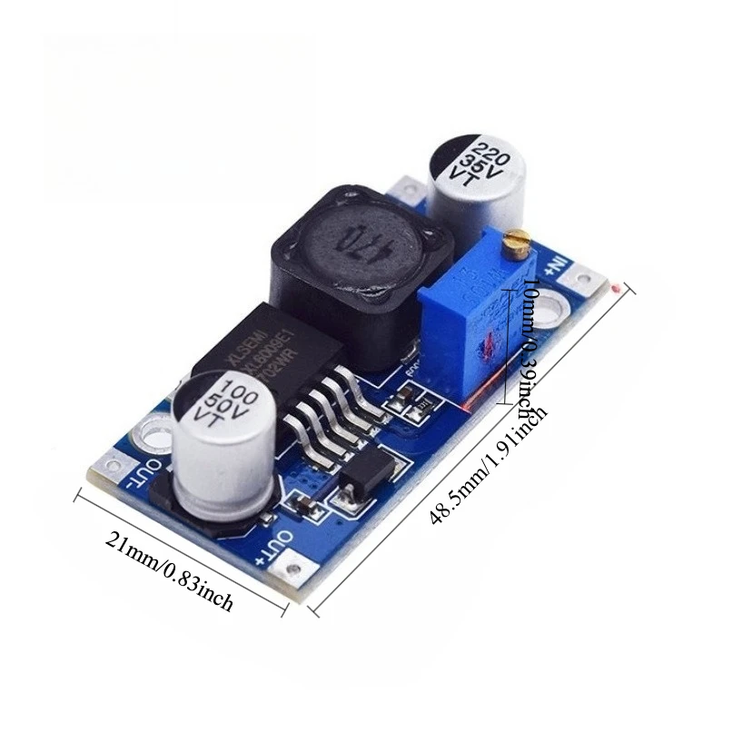 4Pcs DC-DC Boost Power Module Adjustable Output High Current 4A Voltage Step Up Board
4Pcs DC-DC Boost Power Module Adjustable Output High Current 4A Voltage Step Up Board