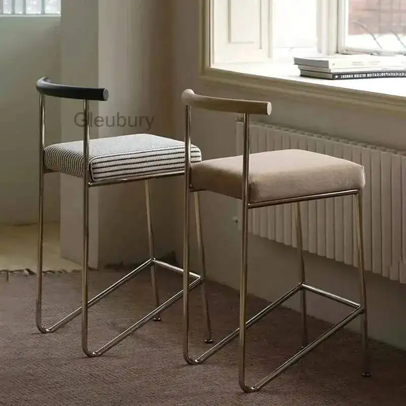 Stools Nordic Bar Metal Design Luxury Minimalist Bedroom With Back Bar Chairs Comfortable Aesthetic Cadeira Trendy Furniture
Stools Nordic Bar Metal Design Luxury Minimalist Bedroom With Back Bar Chairs Comfortable Aesthetic Cadeira Trendy Furniture