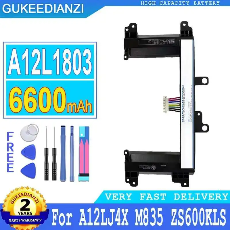 6600Mah For A12LJ4X M835 ZS600KLS 0B110-00560000 1ICR19 66-2 Fast Charging Laptop Battery A12L1803
6600Mah For A12LJ4X M835 ZS600KLS 0B110-00560000 1ICR19 66-2 Fast Charging Laptop Battery A12L1803