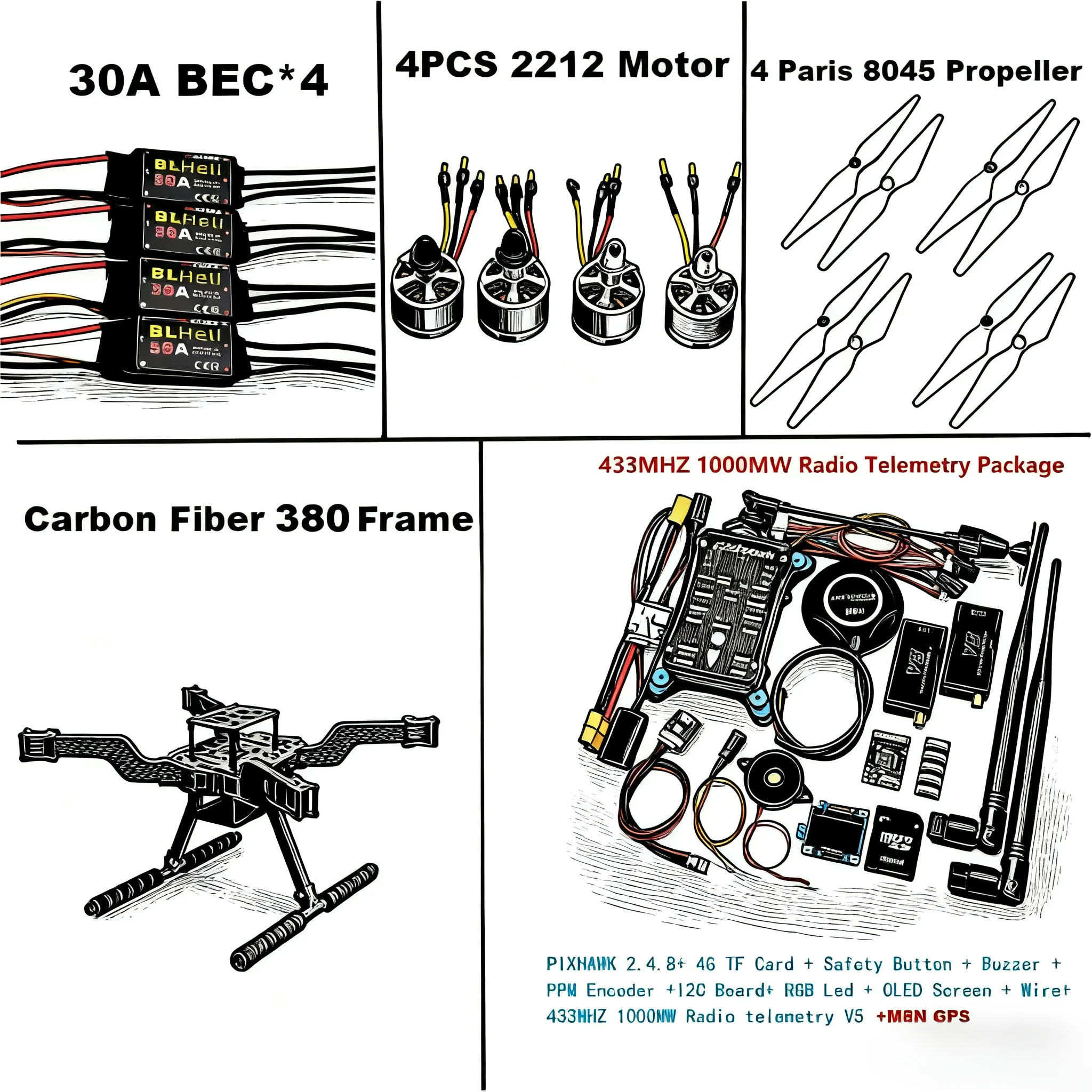 Angeltoy PIXHAWK 2.4.8 M8N GPS новый умный дрон с открытым исходным кодом FLY 380 MMpix квадрокоптер с отвернутой стойкой 
Angeltoy PIXHAWK 2.4.8 M8N GPS новый умный дрон с открытым исходным кодом FLY 380 MMpix квадрокоптер с отвернутой стойкой
