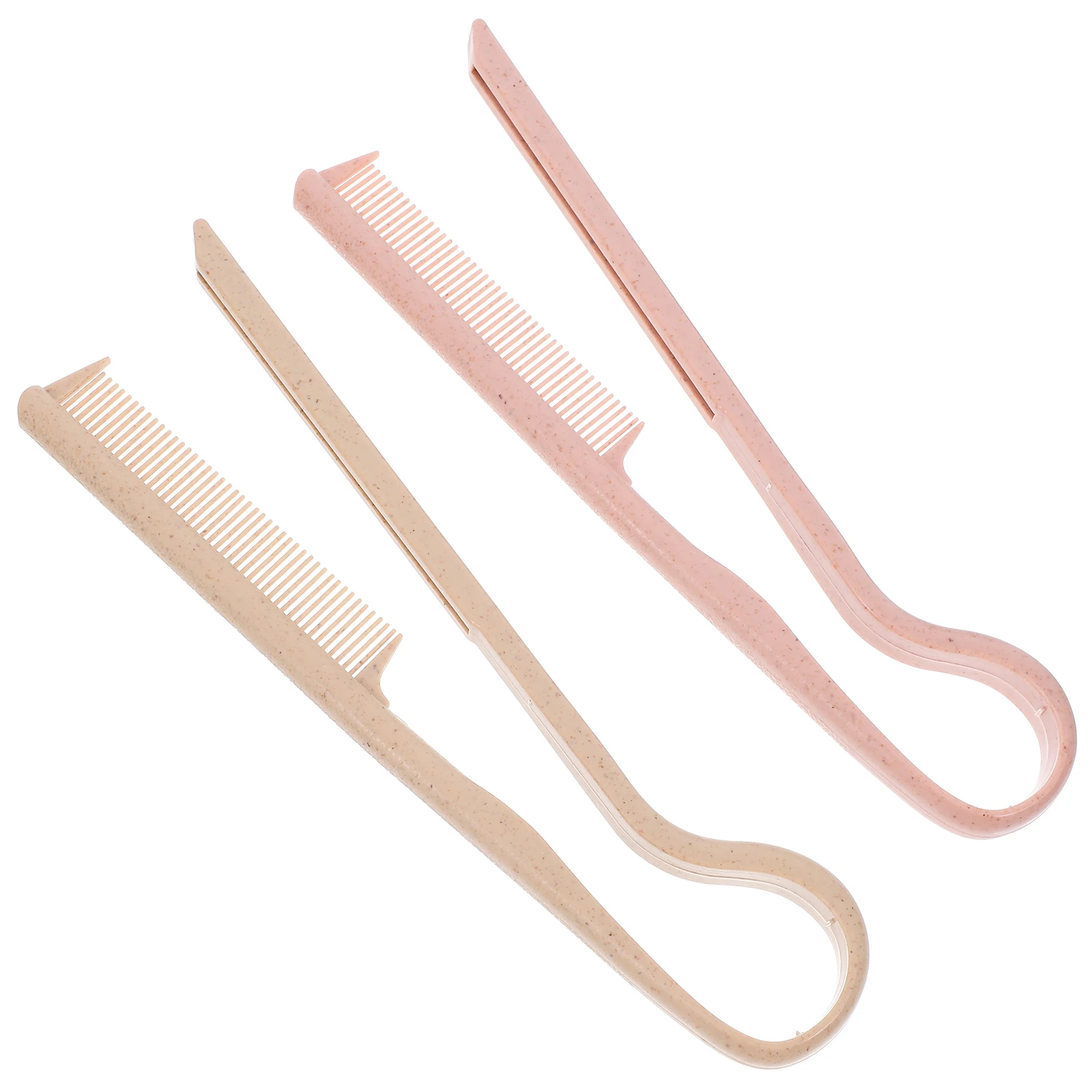 2pcs V-Shaped Hair Straightening Comb Flat Iron Brush Detangling Tool For Salon Home Use Dark Pink Beige Color Options
2pcs V-Shaped Hair Straightening Comb Flat Iron Brush Detangling Tool For Salon Home Use Dark Pink Beige Color Options