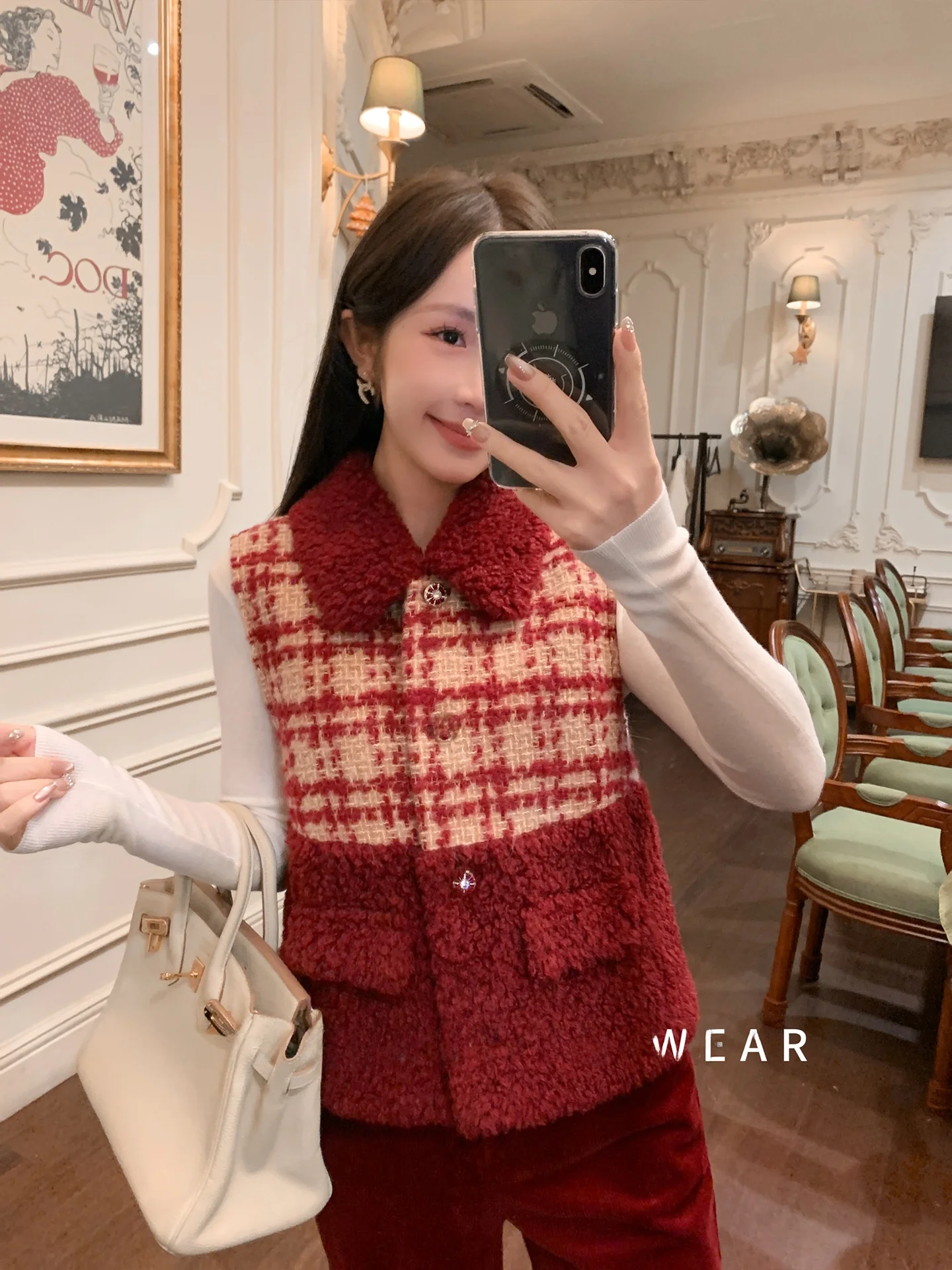 Жилет женский Millennium Red Plaid из смесовой шерсти, повседневная верхняя одежда, весна 2026, новинка, смесовая ткань хлопок-полиэстер
Жилет женский Millennium Red Plaid из смесовой шерсти, повседневная верхняя одежда, весна 2026, новинка, смесовая ткань хлопок-полиэстер