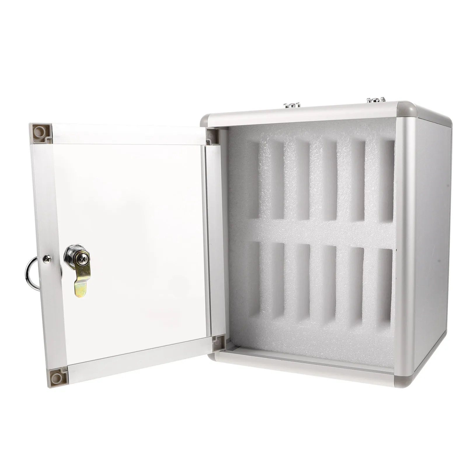 Mobile Phone Locker Wall-Mounted Lock Storage Cabinet Sturdy Metal Cellphone Organizer Classroom Office Multi-Slot Storage Box
Mobile Phone Locker Wall-Mounted Lock Storage Cabinet Sturdy Metal Cellphone Organizer Classroom Office Multi-Slot Storage Box
