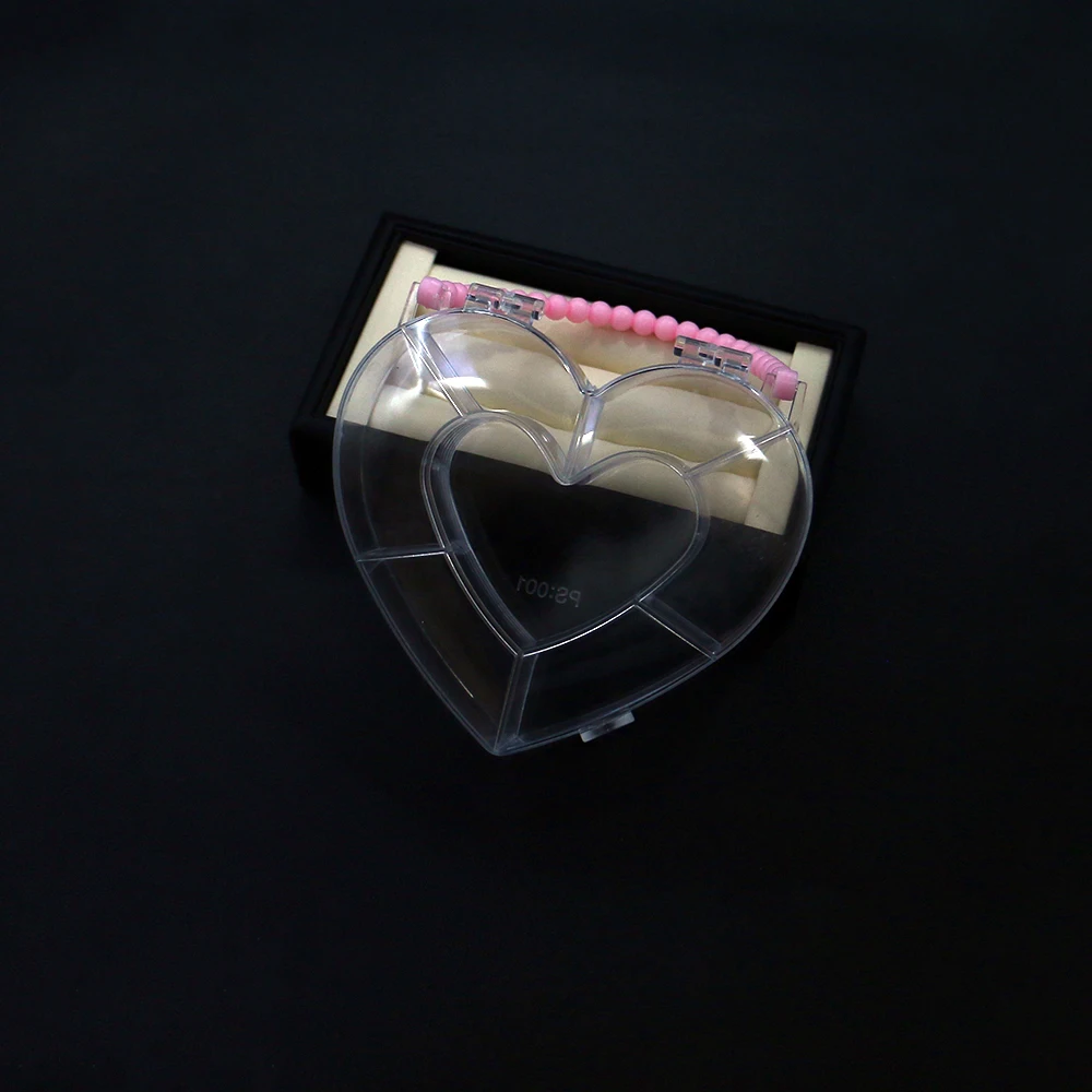 Портативный милый отсекированный прозрачный пластиковый органайзер для хранения ювелирных изделий, сумка в форме сердца для детских поделок своими руками 89x116 мм
Портативный милый отсекированный прозрачный пластиковый органайзер для хранения ювелирных изделий, сумка в форме сердца для детских поделок своими руками 89x116 мм