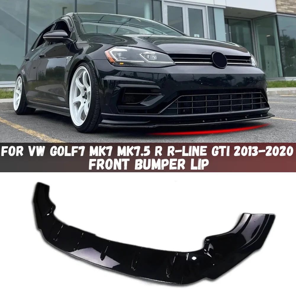 For Volkswagen Golf7 MK7 MK7.5 R R-Line GTI GTD 2013-2020 Car Front Bumper Lip Chin Spoiler Splitter Bodykit Tuning Trim
For Volkswagen Golf7 MK7 MK7.5 R R-Line GTI GTD 2013-2020 Car Front Bumper Lip Chin Spoiler Splitter Bodykit Tuning Trim