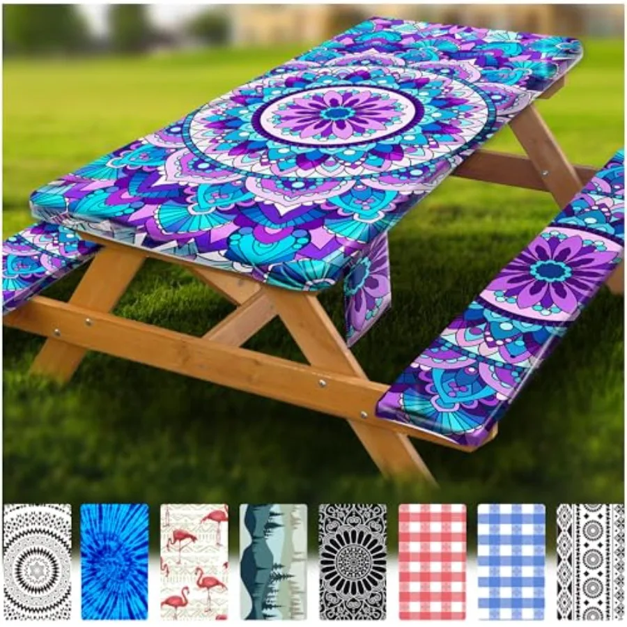 Fitted Picnic Table Cover with Bench Covers Vinyl Waterproof Elastic Edges Fitted Rectangle Tables Patio Tablecloth Camping Gea
Fitted Picnic Table Cover with Bench Covers Vinyl Waterproof Elastic Edges Fitted Rectangle Tables Patio Tablecloth Camping Gea