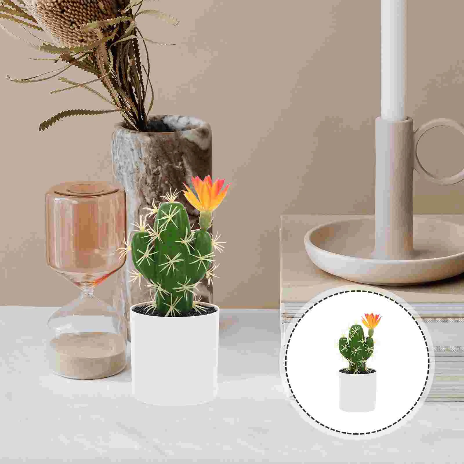 Artificial Cactus Bonsai Lifelike Plastic Faux Plant Decor Small Desktop nament Fake Cactus Model
Artificial Cactus Bonsai Lifelike Plastic Faux Plant Decor Small Desktop nament Fake Cactus Model