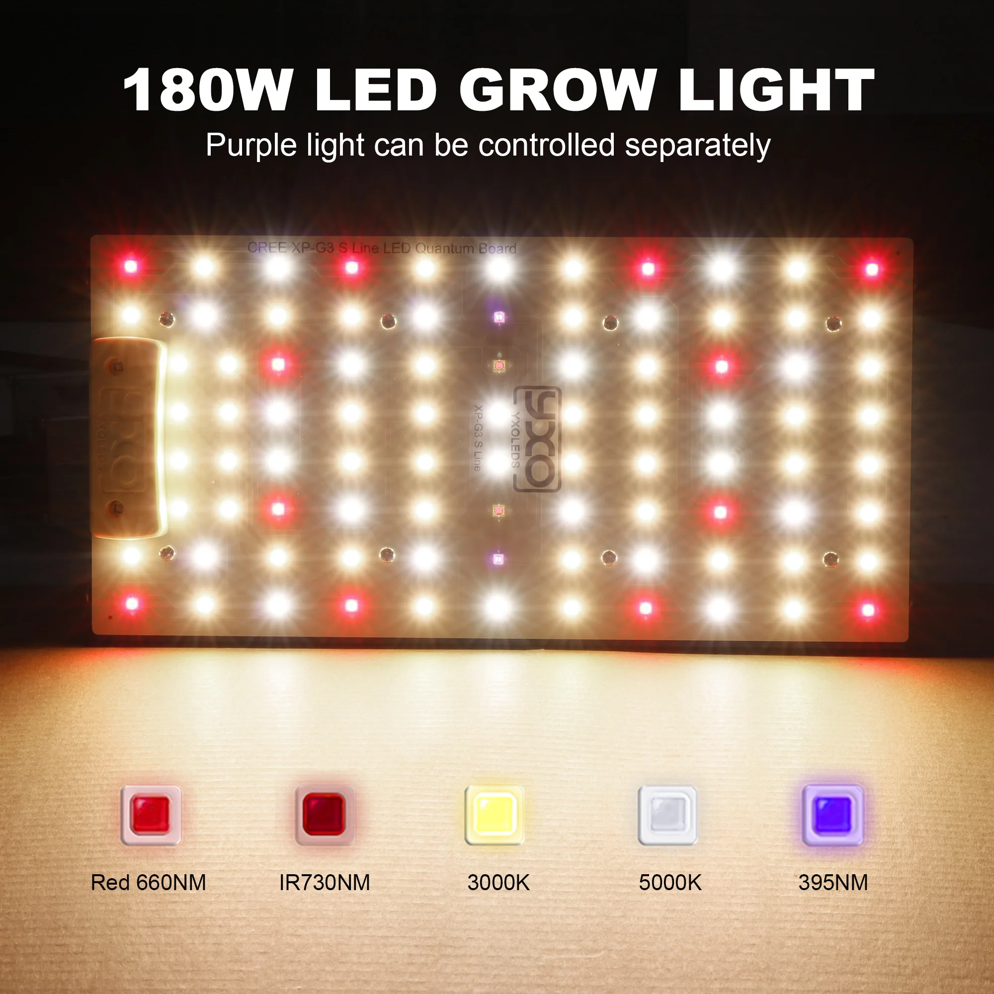 Dimmable Plant Grow Light 180W 360W for Horticulture - Promotes Plant Growth And Flowering with Superior Heat Dissipation
Dimmable Plant Grow Light 180W 360W for Horticulture - Promotes Plant Growth And Flowering with Superior Heat Dissipation