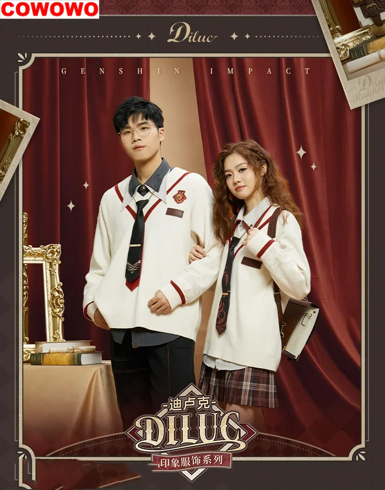 COWOWO Official Genshin Impact Sweater Costumes Diluc Quadratic Theme Cosplay Impression Series Knitwear Doujin Unisex Gifts
COWOWO Official Genshin Impact Sweater Costumes Diluc Quadratic Theme Cosplay Impression Series Knitwear Doujin Unisex Gifts