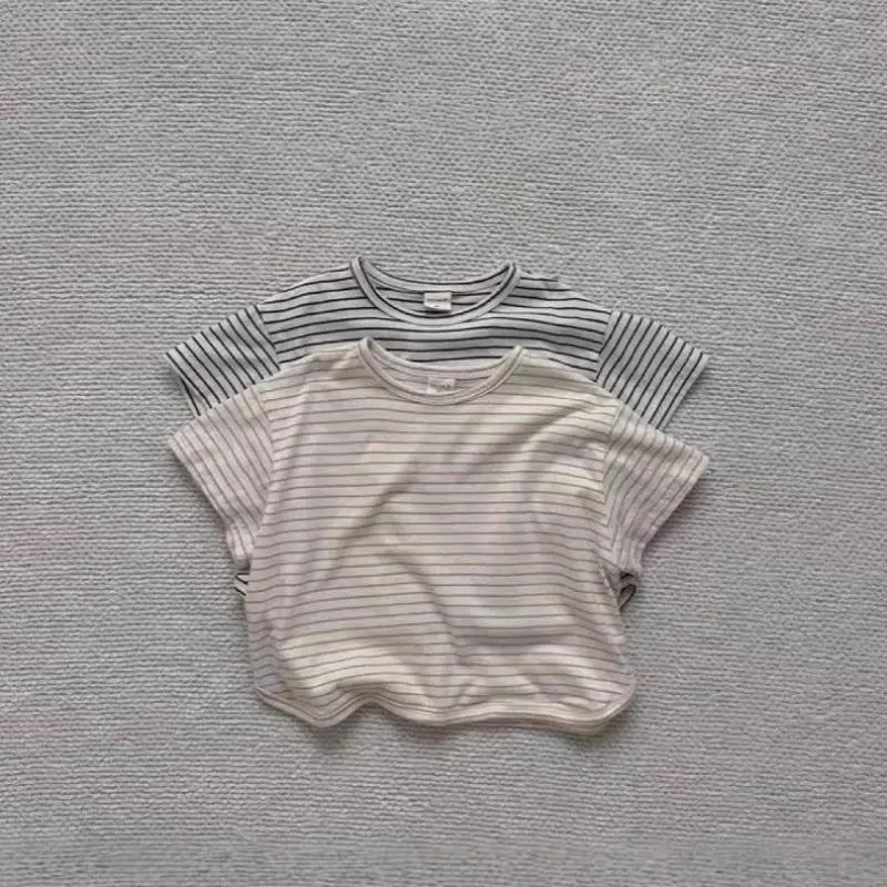 2025 Summer New Baby Short Sleeve Striped T Shirts Thin Cotton Infant Girl Versatile Tops Toddler Boys Casual O-neck Tee
2025 Summer New Baby Short Sleeve Striped T Shirts Thin Cotton Infant Girl Versatile Tops Toddler Boys Casual O-neck Tee