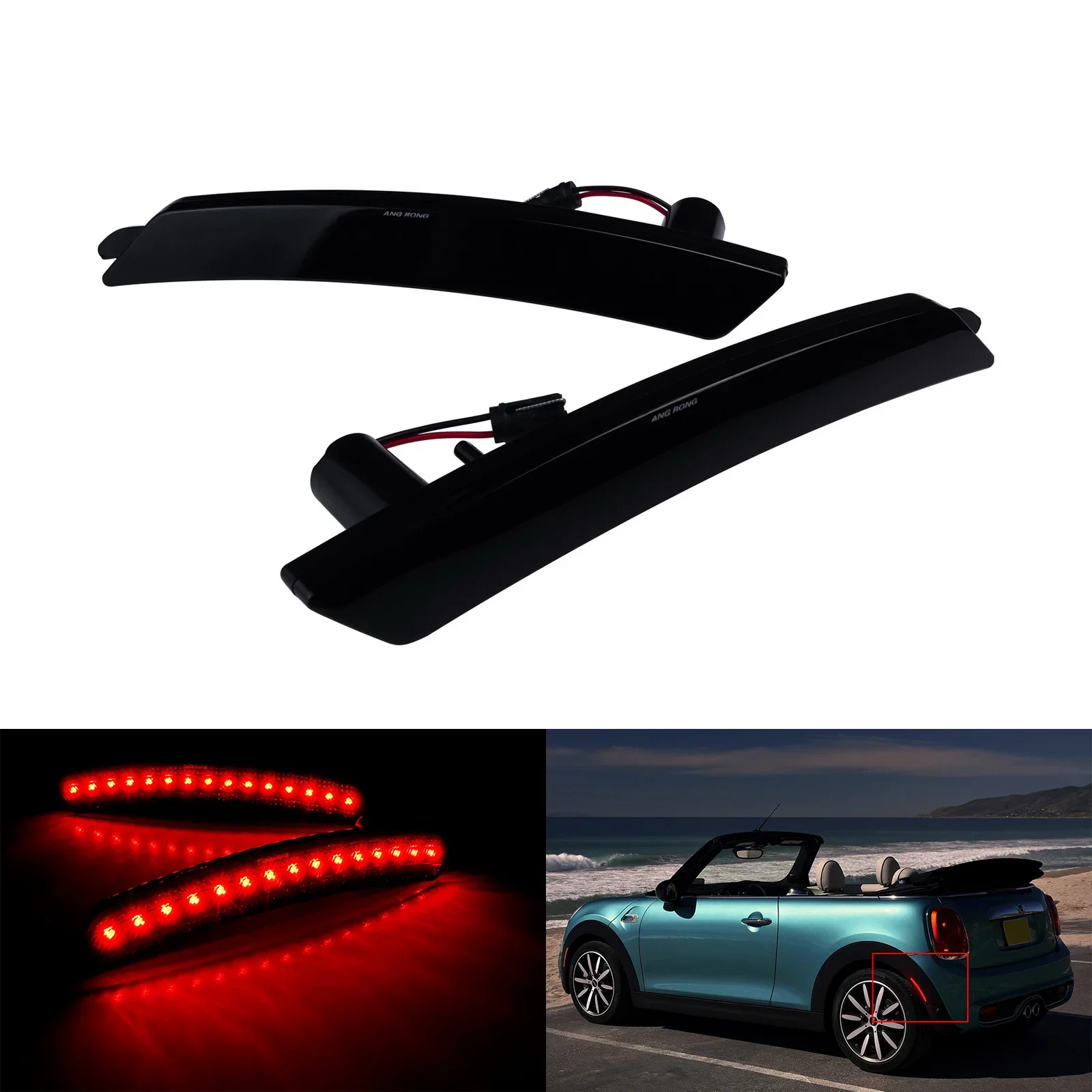 ANGRONG 1X светодиодный боковой индикатор, повторители света, подходят для MINI Cooper Clubman Roadster Paceman LCI
ANGRONG 1X светодиодный боковой индикатор, повторители света, подходят для MINI Cooper Clubman Roadster Paceman LCI