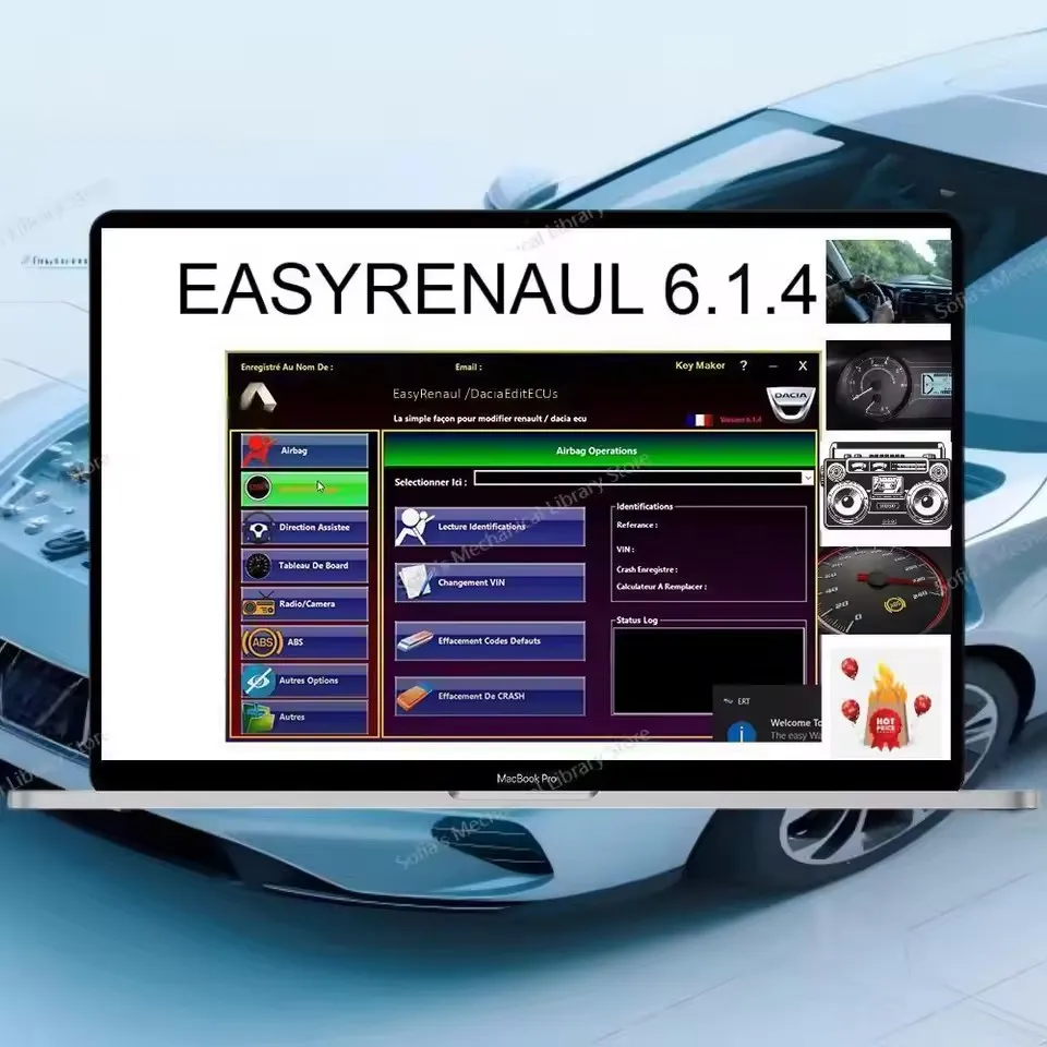 BEST Easy Renaul 6.1.4 Software for Renaul ECU Programmer Clear Crash Airbag Card Keys UCH Cleaner WORK with OBDLink Renolink
BEST Easy Renaul 6.1.4 Software for Renaul ECU Programmer Clear Crash Airbag Card Keys UCH Cleaner WORK with OBDLink Renolink