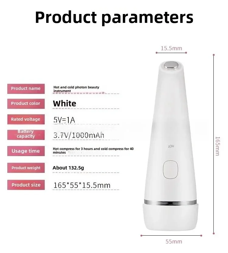 Practical bestseller Household Ice Hammer Hot and Cold Introducer Eye Rejuvenation Vibration Massage Improves Pores Beauty Instr
Practical bestseller Household Ice Hammer Hot and Cold Introducer Eye Rejuvenation Vibration Massage Improves Pores Beauty Instr