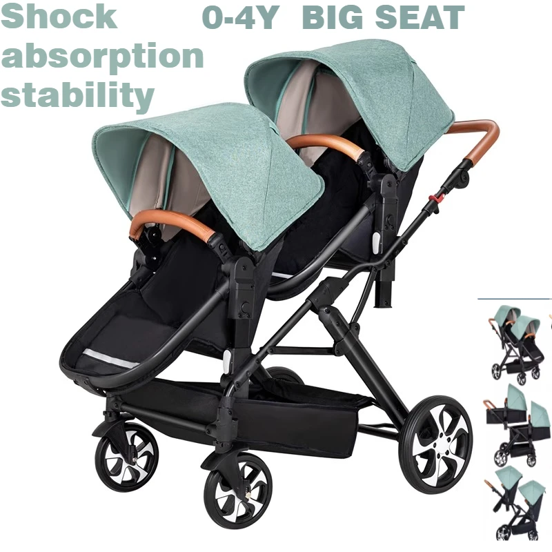 Легкая двойная коляска для двух детских сидений, расширенная складная детская коляска для детей 0–3 лет, двойная коляска, многоцветная коляска, коляска
Легкая двойная коляска для двух детских сидений, расширенная складная детская коляска для детей 0–3 лет, двойная коляска, многоцветная коляска, коляска