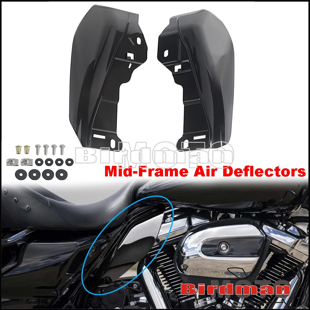 Mid‑Frame Air Deflectors Plug Play Heat Reduction Wind Deflector For Harley Touring Street Road Glide FLHX FLTRX FLTRXSTSE 2024+
Mid‑Frame Air Deflectors Plug Play Heat Reduction Wind Deflector For Harley Touring Street Road Glide FLHX FLTRX FLTRXSTSE 2024+