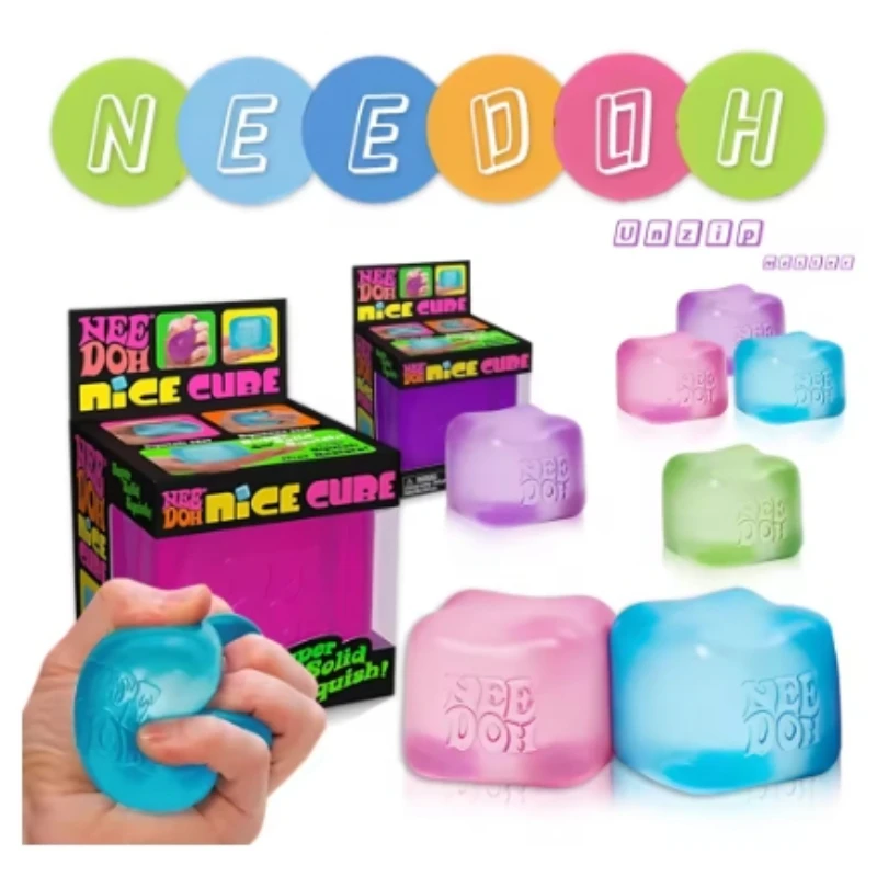 Needoh Nice Cube Sensory Stress Reliever Fidget Tool for Anxiety &Focus Desk Sensory Cube for Adults & Anti-Anxiety Squeeze Kids
Needoh Nice Cube Sensory Stress Reliever Fidget Tool for Anxiety &Focus Desk Sensory Cube for Adults & Anti-Anxiety Squeeze Kids