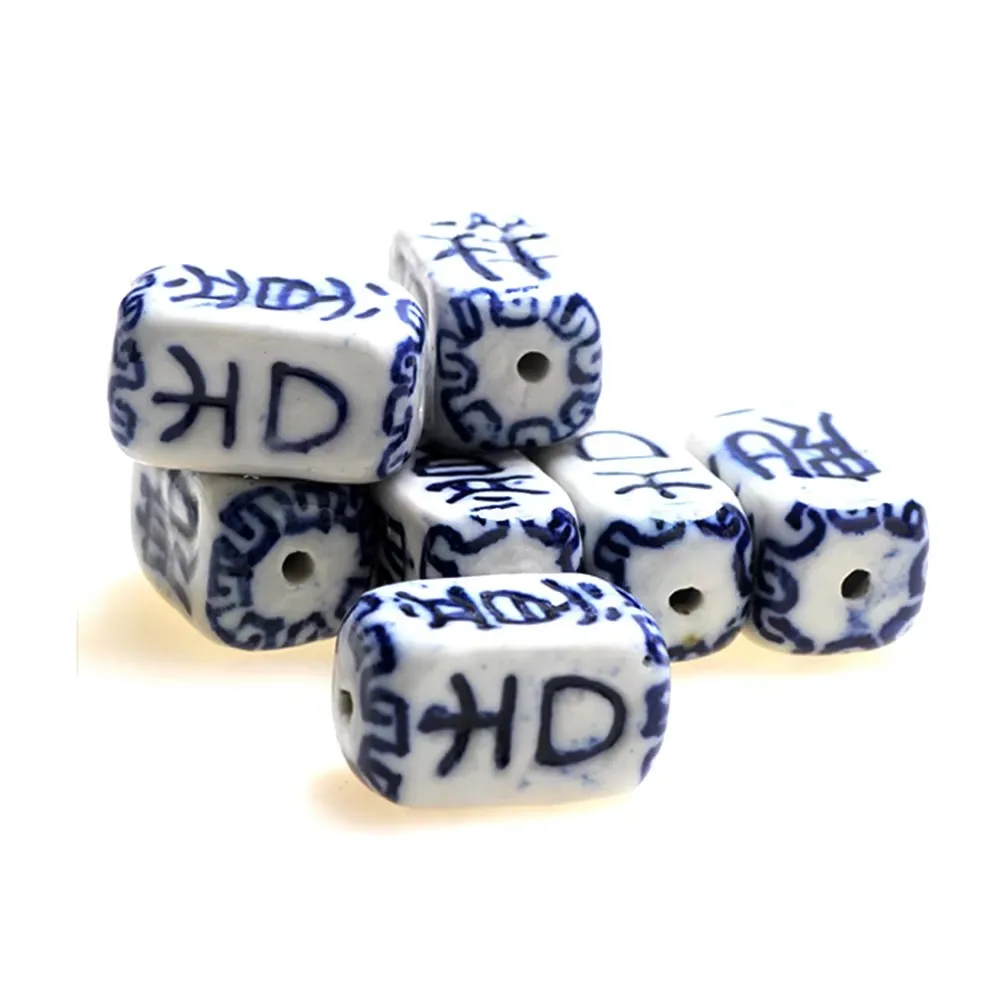 4PCS Porcelain Painted With Auspicious auspicious Colors Rectangular Scattered Beads ceramic DIY Jewelry Making Accessories
4PCS Porcelain Painted With Auspicious auspicious Colors Rectangular Scattered Beads ceramic DIY Jewelry Making Accessories