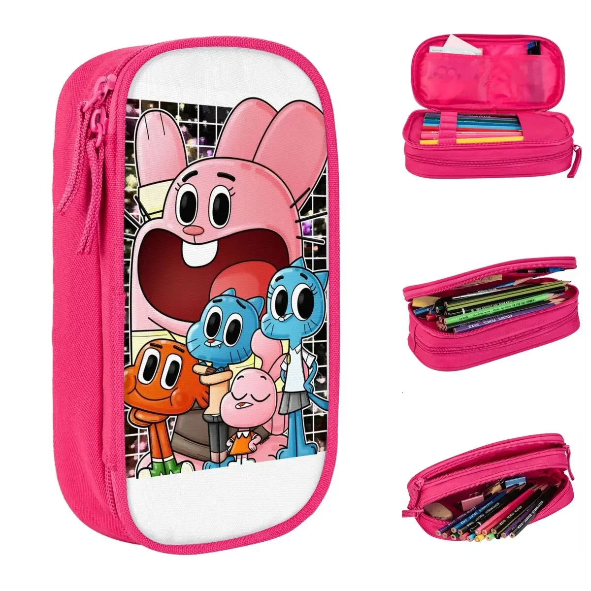 Gumball Cartoon Gaming Pencil Case Classic Pen Holder Bag for Student Large Storage Students School Gifts Pencil Box
Gumball Cartoon Gaming Pencil Case Classic Pen Holder Bag for Student Large Storage Students School Gifts Pencil Box