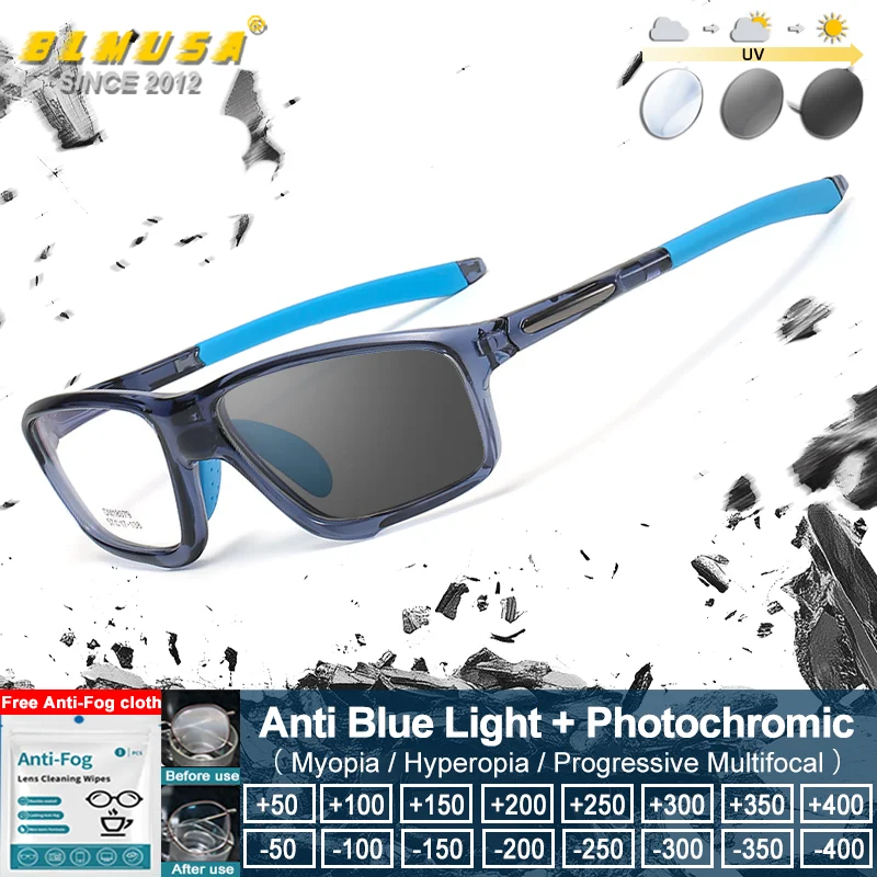 BLMUSA (XL) Sporty Pilot Style Men Large Frame Myopia Reading Glasses Anti Blue Ray Photochromic Basketball Prescription Eyeware
BLMUSA (XL) Sporty Pilot Style Men Large Frame Myopia Reading Glasses Anti Blue Ray Photochromic Basketball Prescription Eyeware