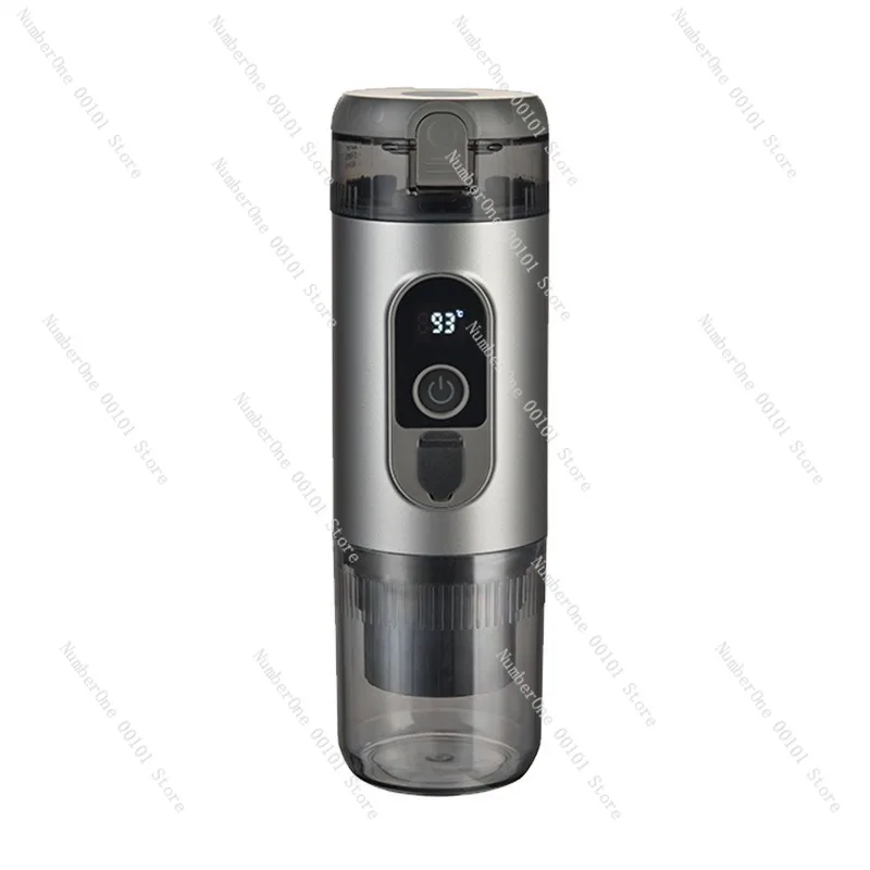 Electric espresso machine - compatible with ground coffee & capsules - dual user - perfect for outdoor travel, car, and home use
Electric espresso machine - compatible with ground coffee & capsules - dual user - perfect for outdoor travel, car, and home use