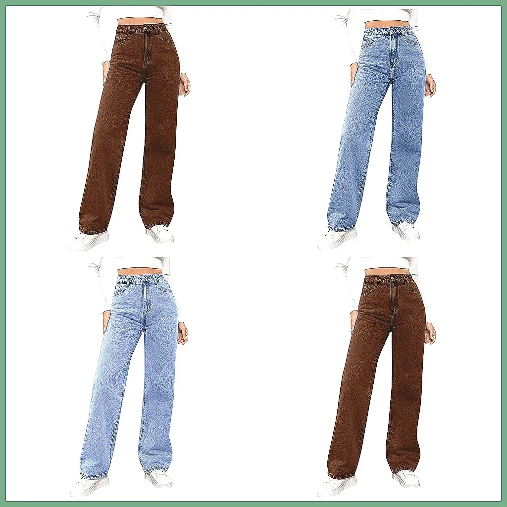 Women's High Waist Baggy Jeans Straight Leg Y2K Punk Trousers for Teen Girls Summer Lightweight
Women's High Waist Baggy Jeans Straight Leg Y2K Punk Trousers for Teen Girls Summer Lightweight