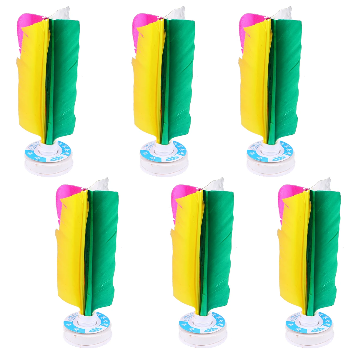 6 Pcs Fitness Shuttlecock Colorful Kicking Toys Students Adults Goose Long Term Body Flexibility Leg Muscle
6 Pcs Fitness Shuttlecock Colorful Kicking Toys Students Adults Goose Long Term Body Flexibility Leg Muscle