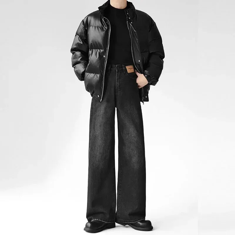 Men Jeans Denim Pants Long Pant Loose Casual Straight Trousers Regular Splice Simple Button Pocket High Waist Autumn 2024
Men Jeans Denim Pants Long Pant Loose Casual Straight Trousers Regular Splice Simple Button Pocket High Waist Autumn 2024