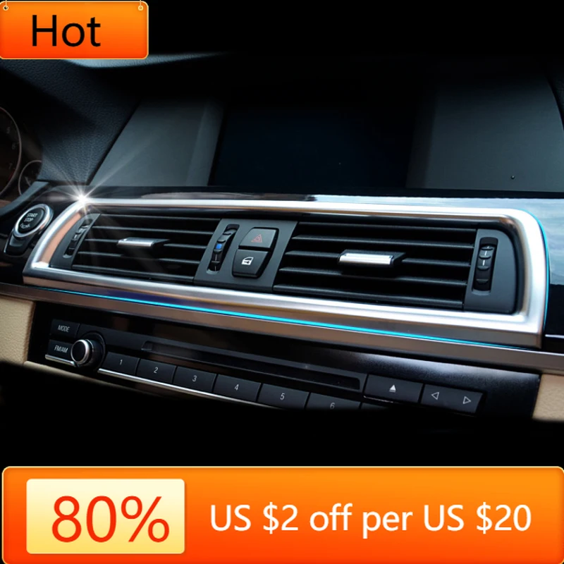 Бамперы, популярные аксессуары для BMW 5 серии F10 F18, приборная панель автомобиля, консоль, кондиционер, вентиляционная отделка, украшение fr
Бамперы, популярные аксессуары для BMW 5 серии F10 F18, приборная панель автомобиля, консоль, кондиционер, вентиляционная отделка, украшение fr